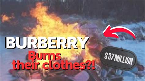 does burberry burn unsold merchandise|burberry clothing brand.